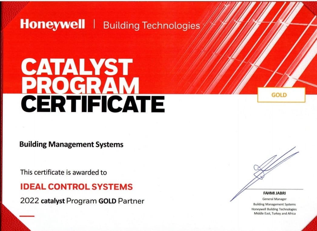 Honeywell GOLD Partner 2022